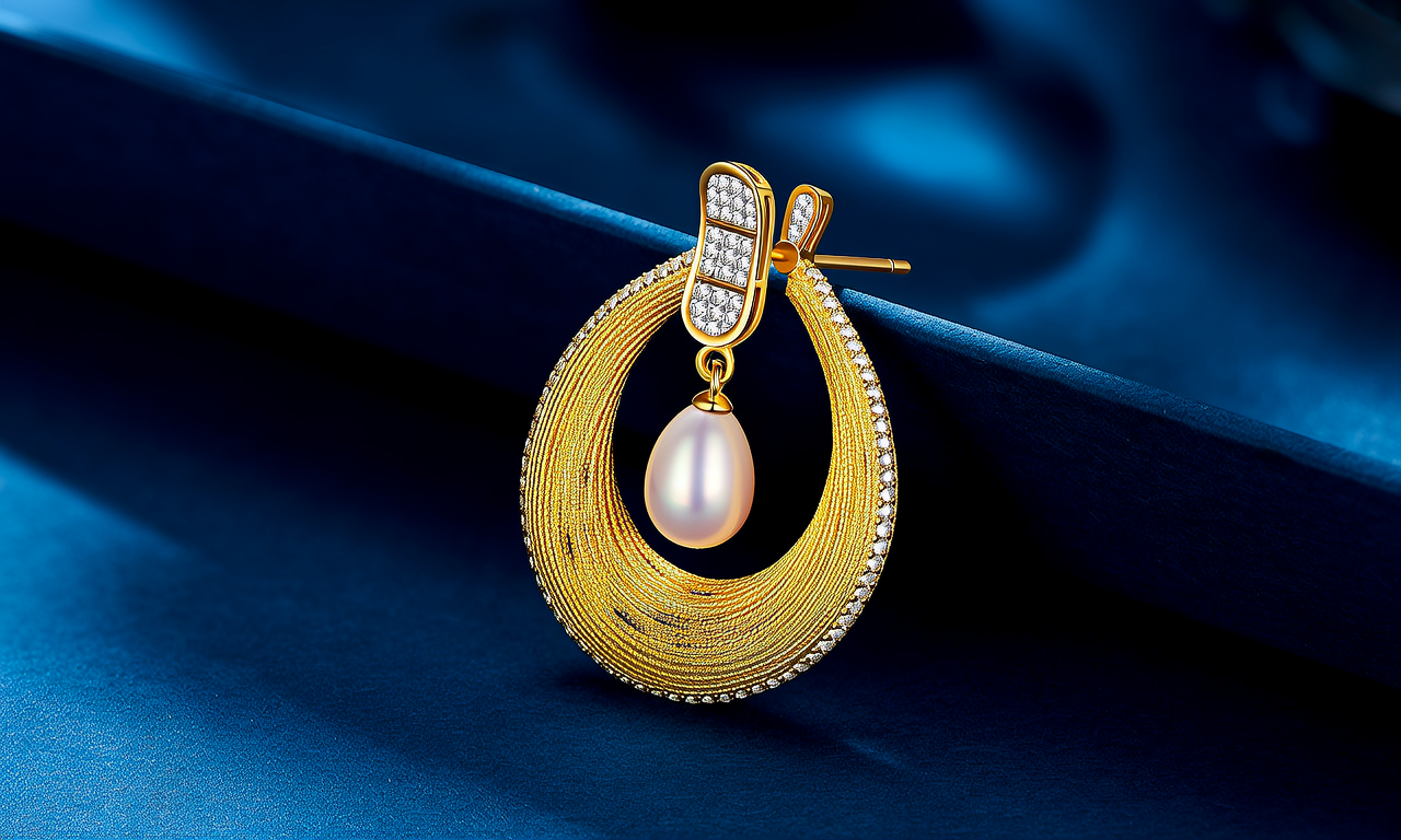 黄金耳环图片女新款